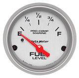 Autometer Fuel Gauge Ultra Lite Marine