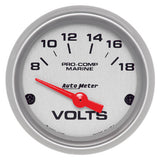 Autometer Voltmeter Ultra Lite Marine