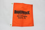 Orange Flag with Diamondback Logo